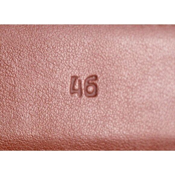 Torino CROCO BROWN GENUINE LEATHER 1.5"Wd CASUAL DRESS MEN'S BELT Sz 46 (P31 - Picture 7 of 16